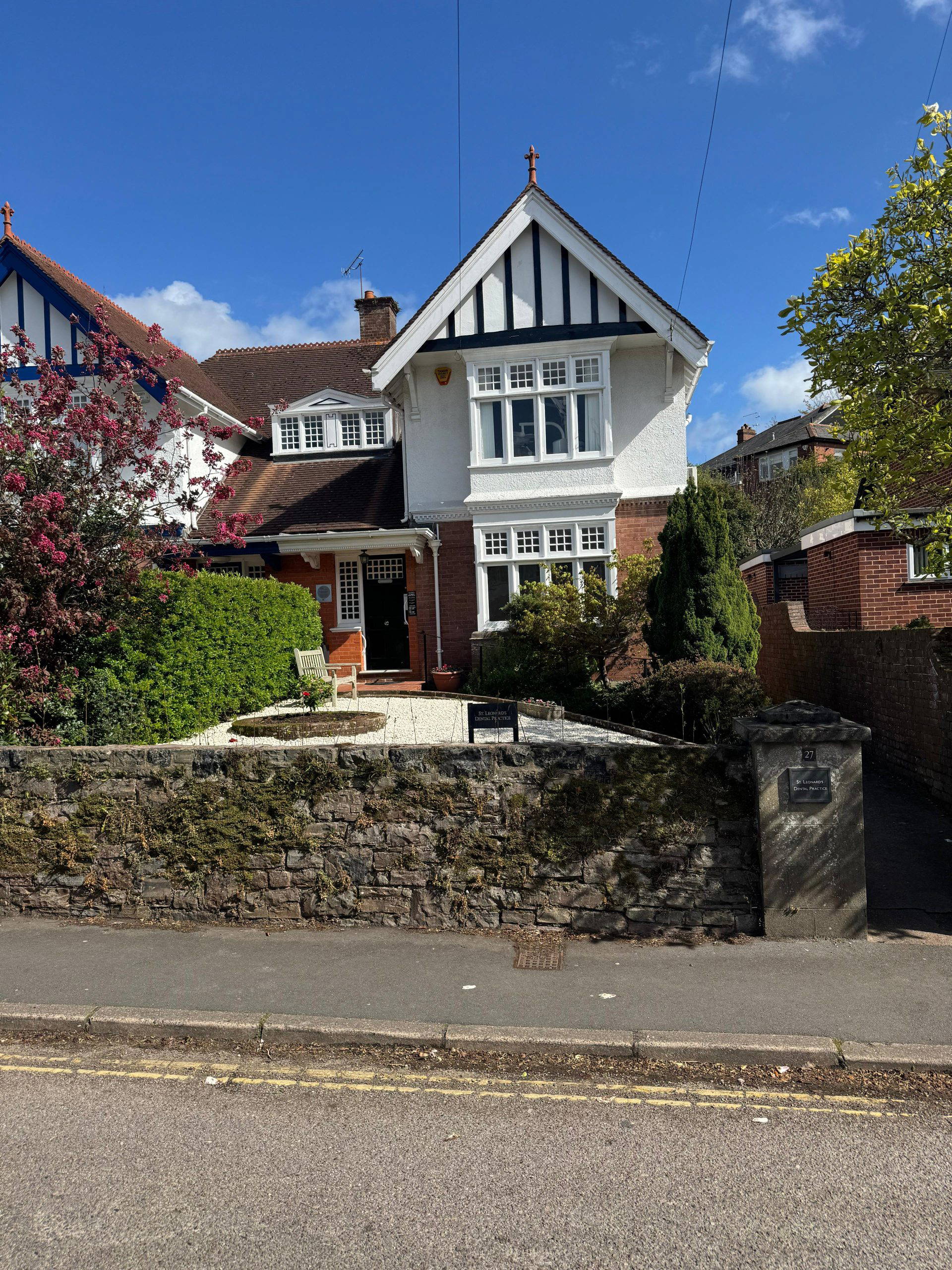 Exterior view of the St Leonard's Dental practice building