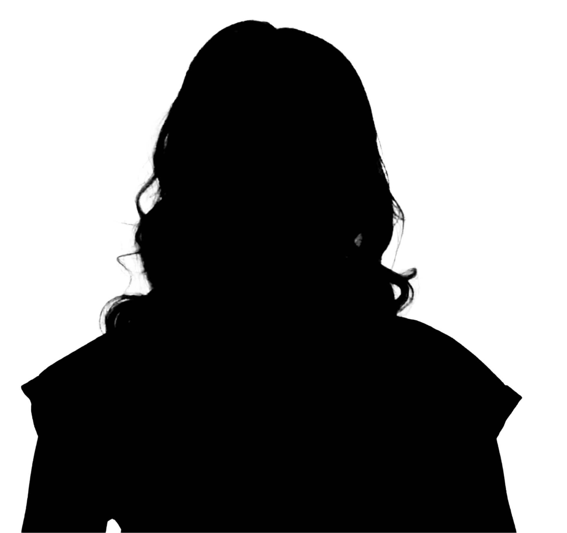 Female silhouette placeholder image